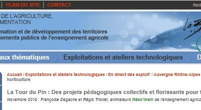 La Bergerie nationale Nov/2019 Des projets péda collectifs et florissants pour tous