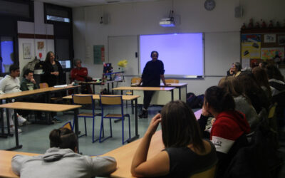 Travail d&rsquo;illustration des élèves de la 2nde pro PJ 2019 sur le témoignage d’Aminata.